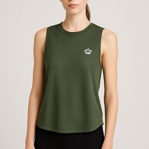 Juicy Couture Sport Olive Green Tank Top Size M